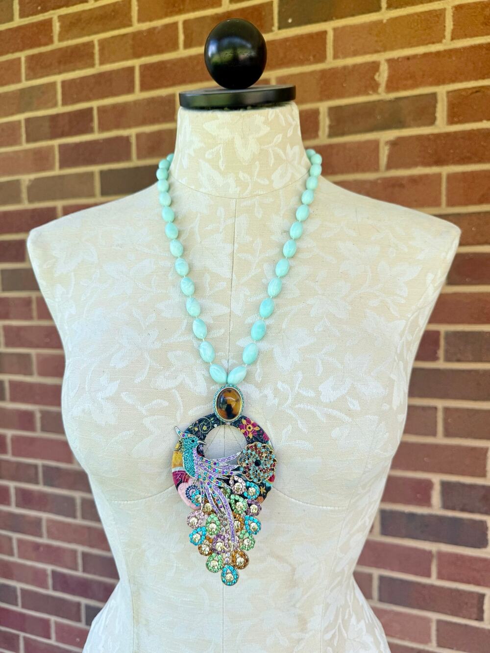 Upcycled Handcrafted Colorful Necklace